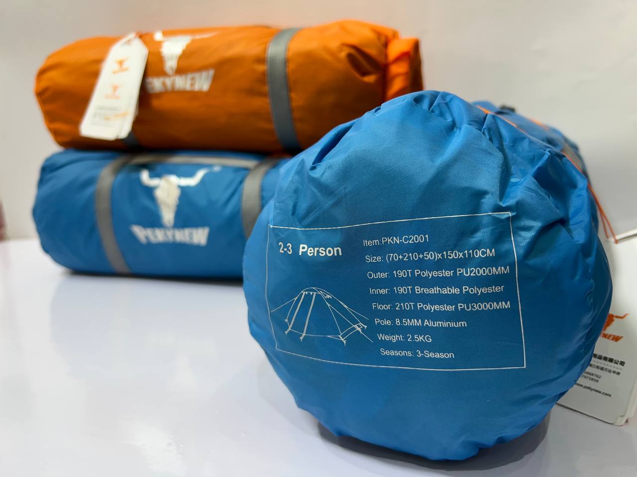 چادر کوهنوردی2_3 نفره کله گاوی اورجینال C2001 PEKYNEW - تصویر 3