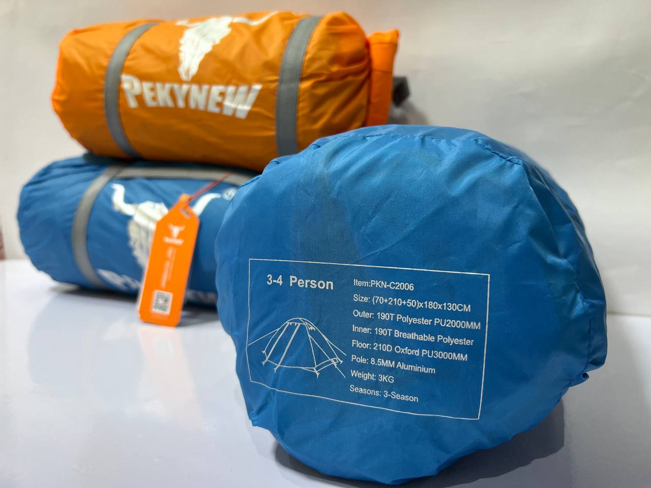 چادر کوهنوردی3_4 نفره کله گاوی اورجینال C2006 PEKYNEW - تصویر 2