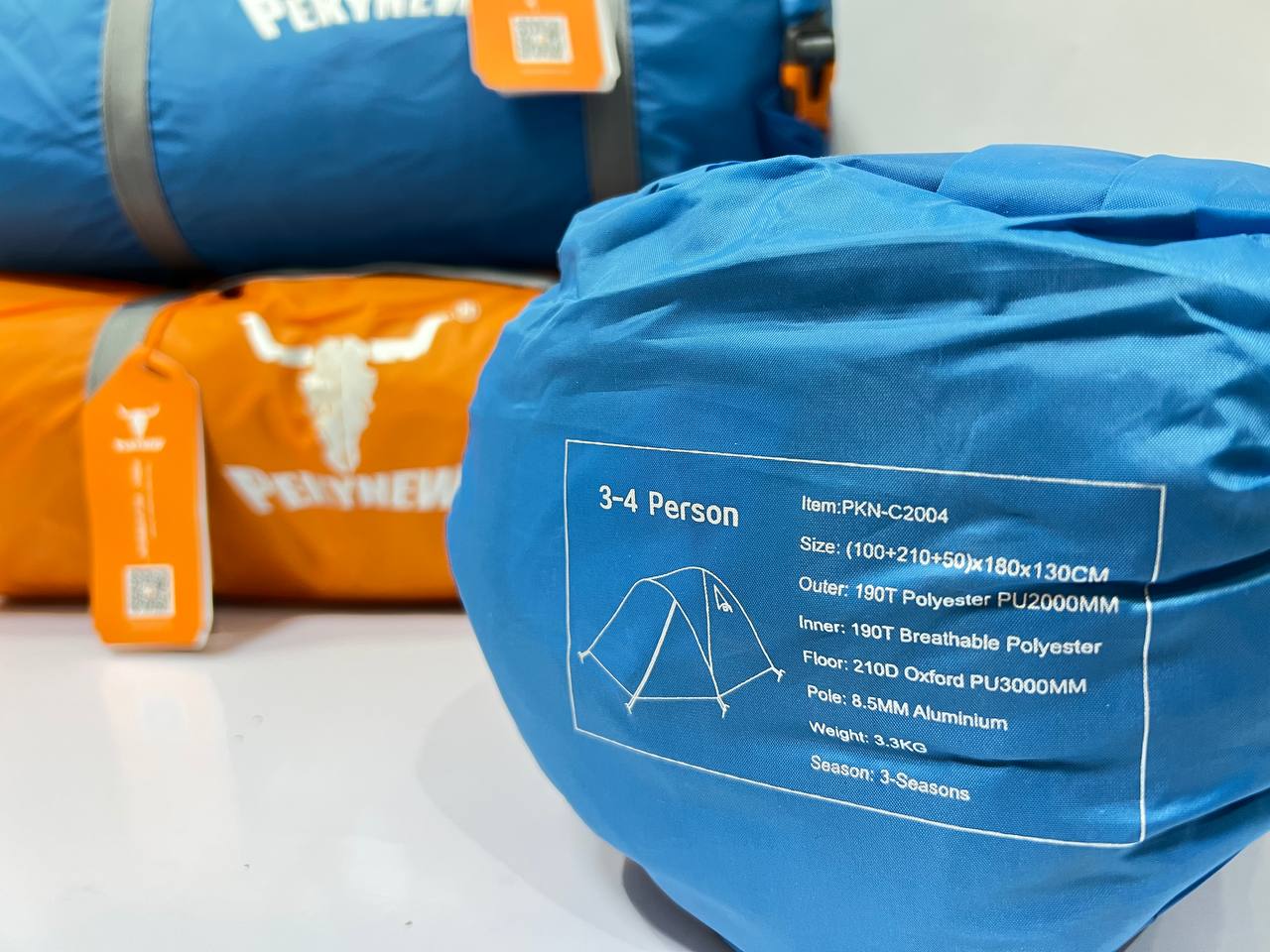 چادر کوهنوردی3_4 نفره کله گاوی اورجینال PEKYNEW C2004 - تصویر 2