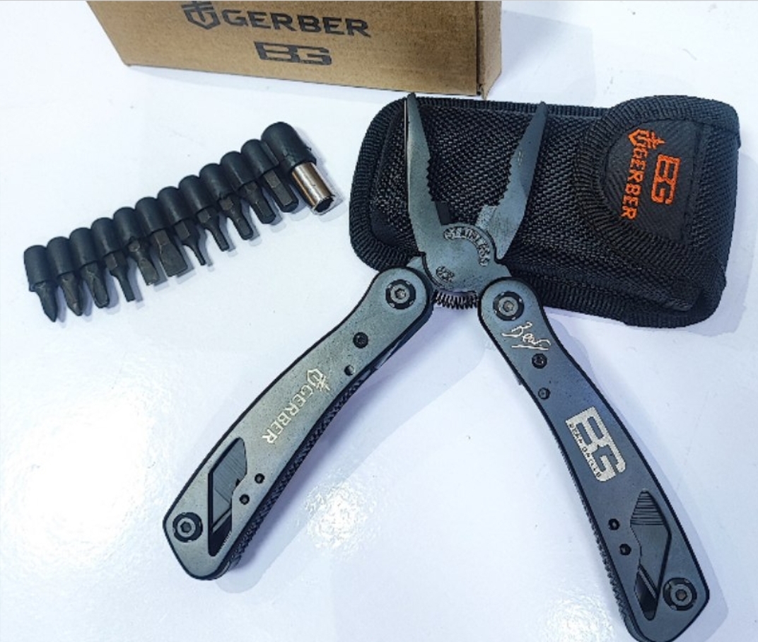 انبردست چندکاره گربر Gerber اصل | ابزار حرفهای برای کوهنوردی، کمپینگ و استفاده روزمره انبردست - تصویر 3